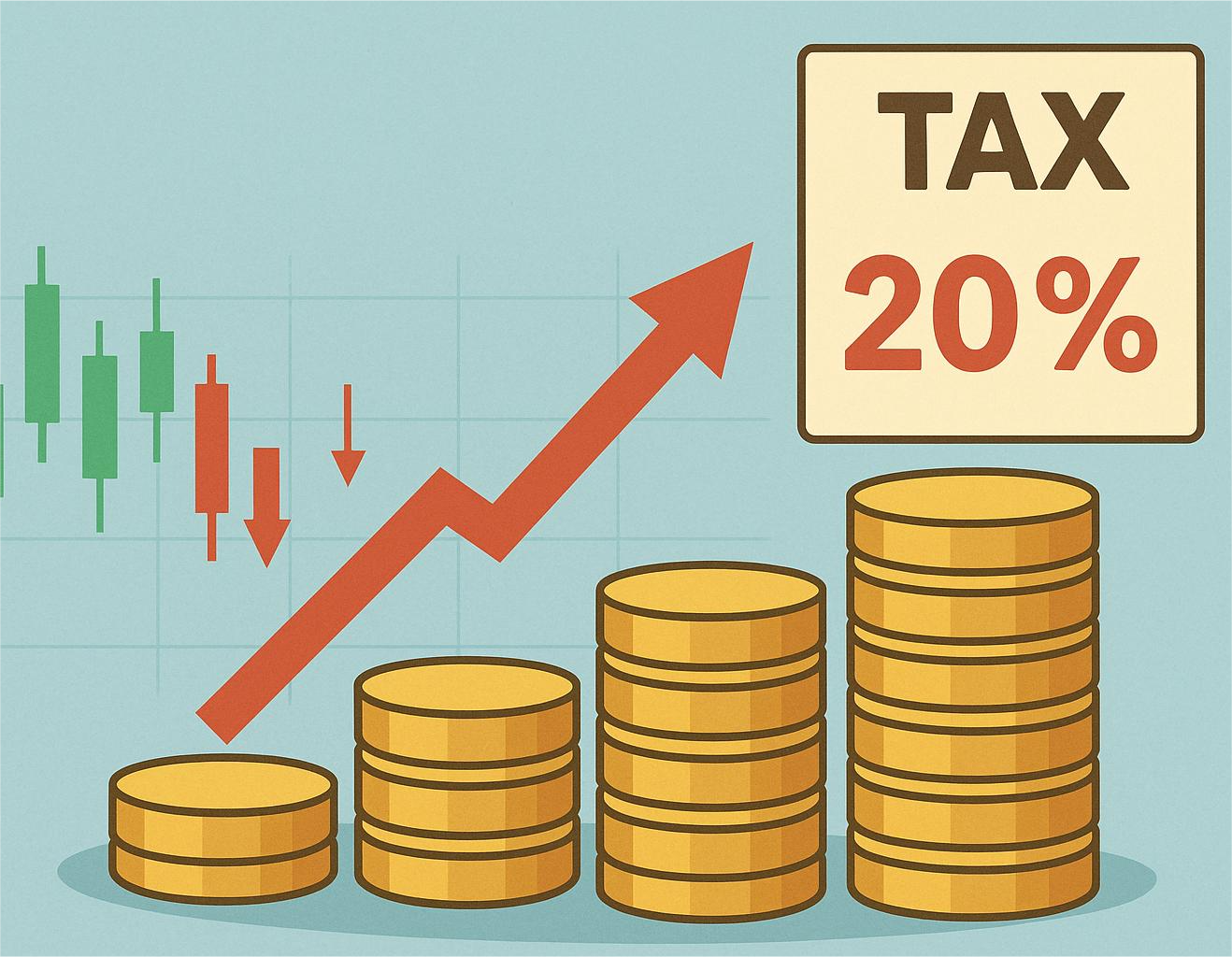 Thị trường chứng khoán Việt Nam nhận mức đề xuất thuế 20% trên lãi bán chứng khoán hằng năm 